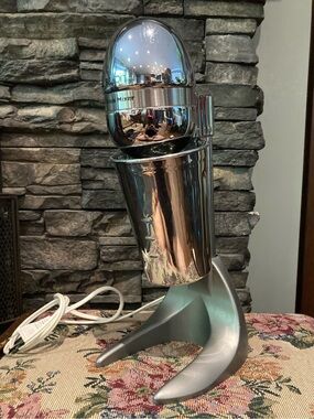 Chrome Drink Mixer - Silver Countertop Mixer